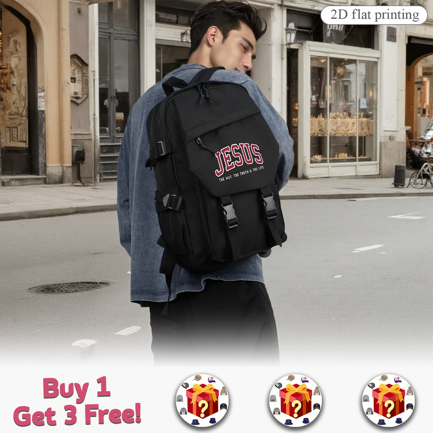 Jesus College Style High-End Backpack Set