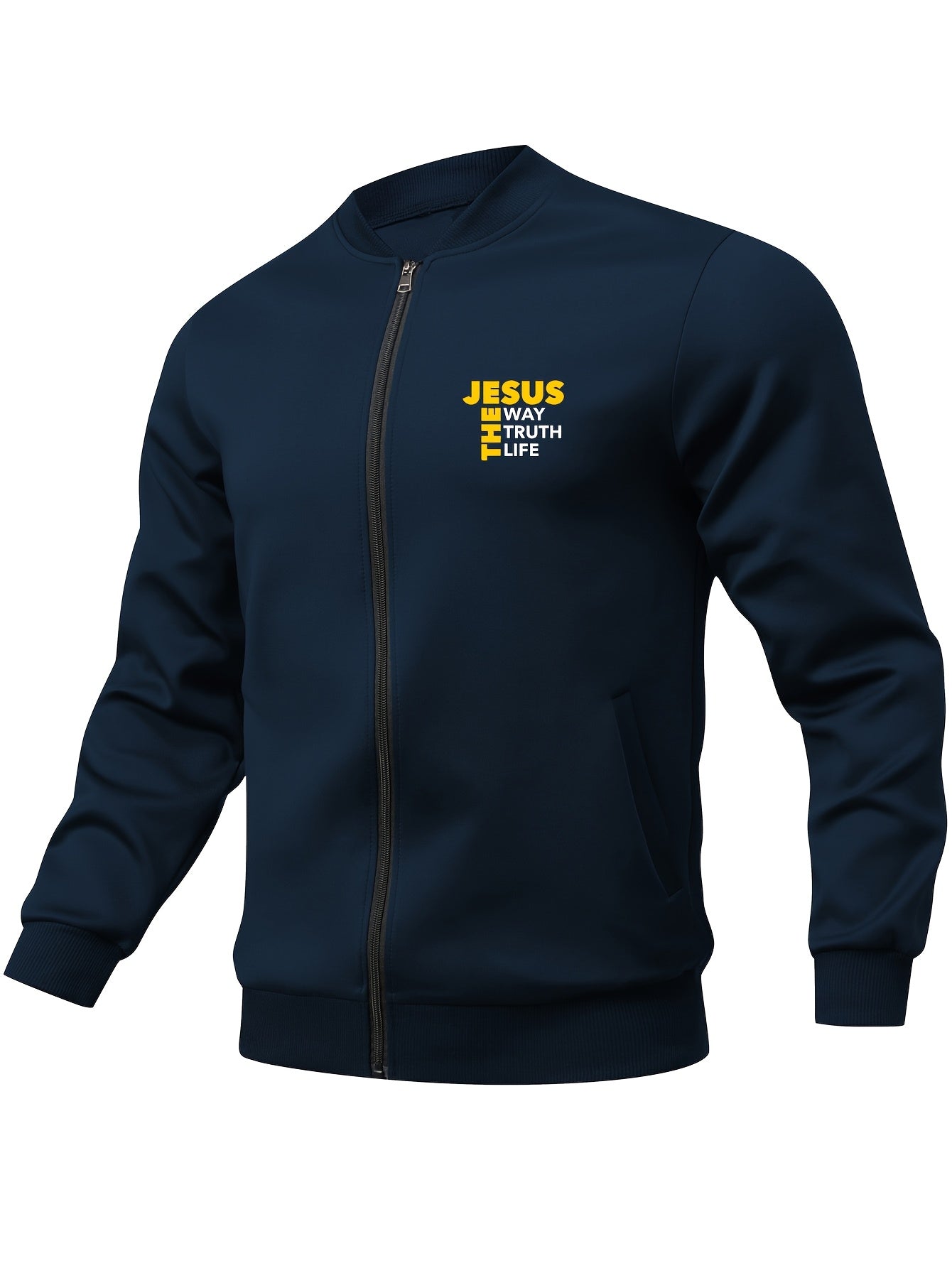 In His Divine Power Bomber Jacket Jesus WayOfSalvation Life