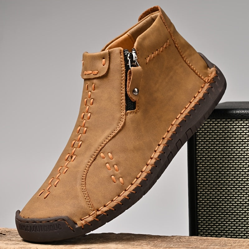 Men's Casual Fashion Ankle Booties for Commuting and Walking Shoes