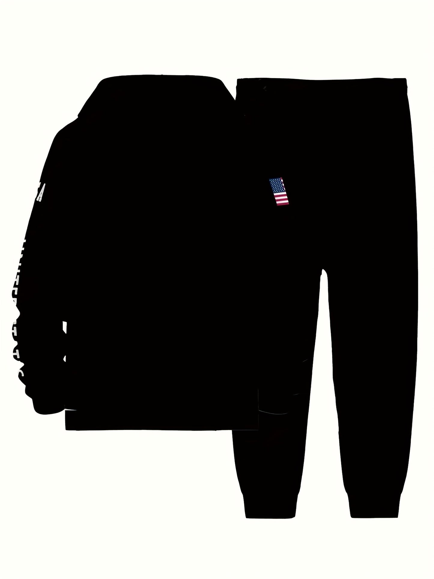 In His Divine Power Mens New York Printed Hoodie Tracksuit
