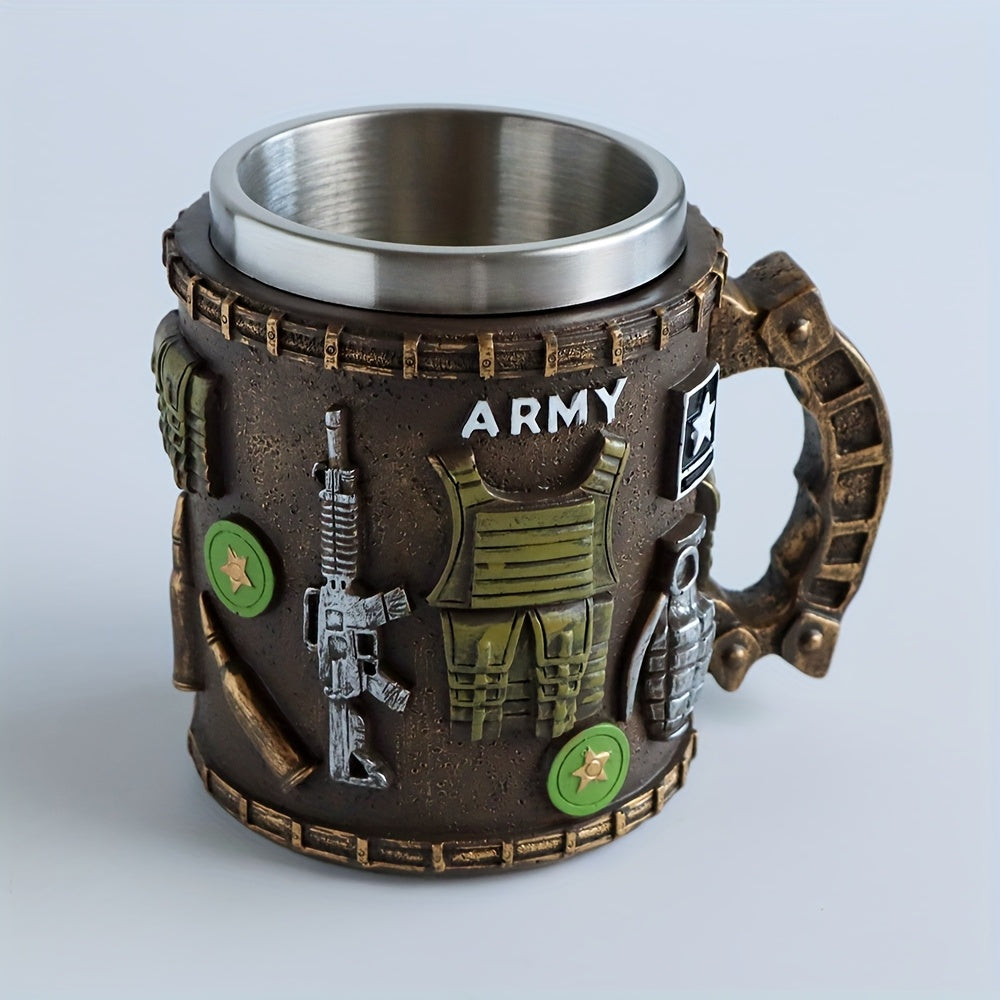 Divine Power Military Themed Stainless Steel Tumbler
