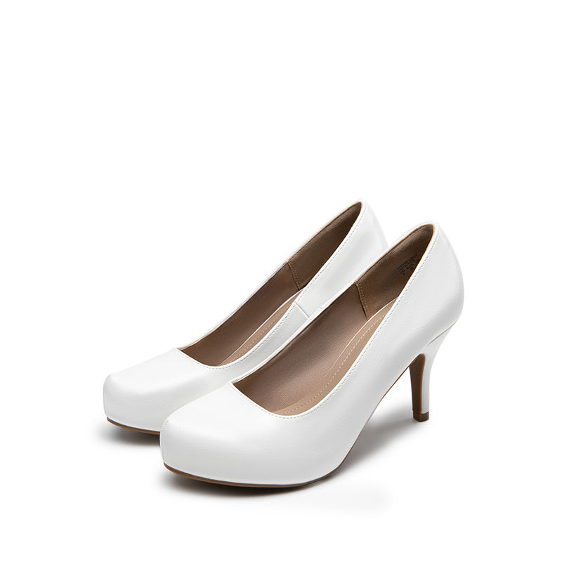 Women's Classic Elegant Versatile Low Stiletto Heels