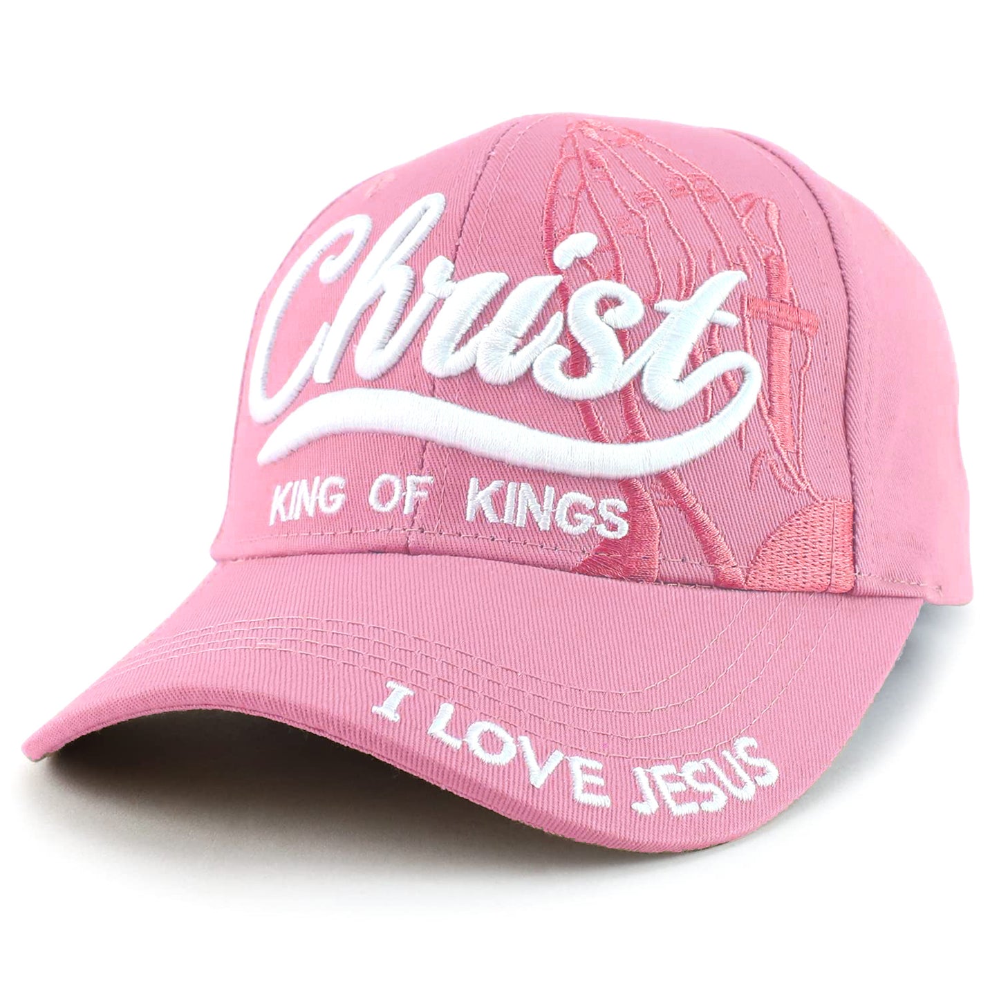 3D Christ King of Kings Embroidered Jesus Christian Ball Cap
