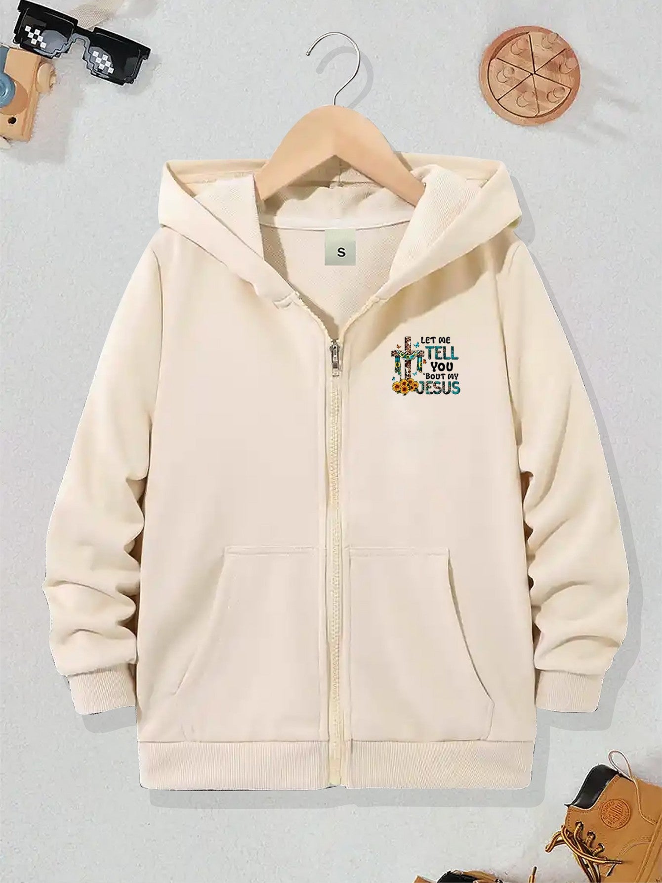 Women's Zip Up Hoodie Let Me Tell You About My Jesus