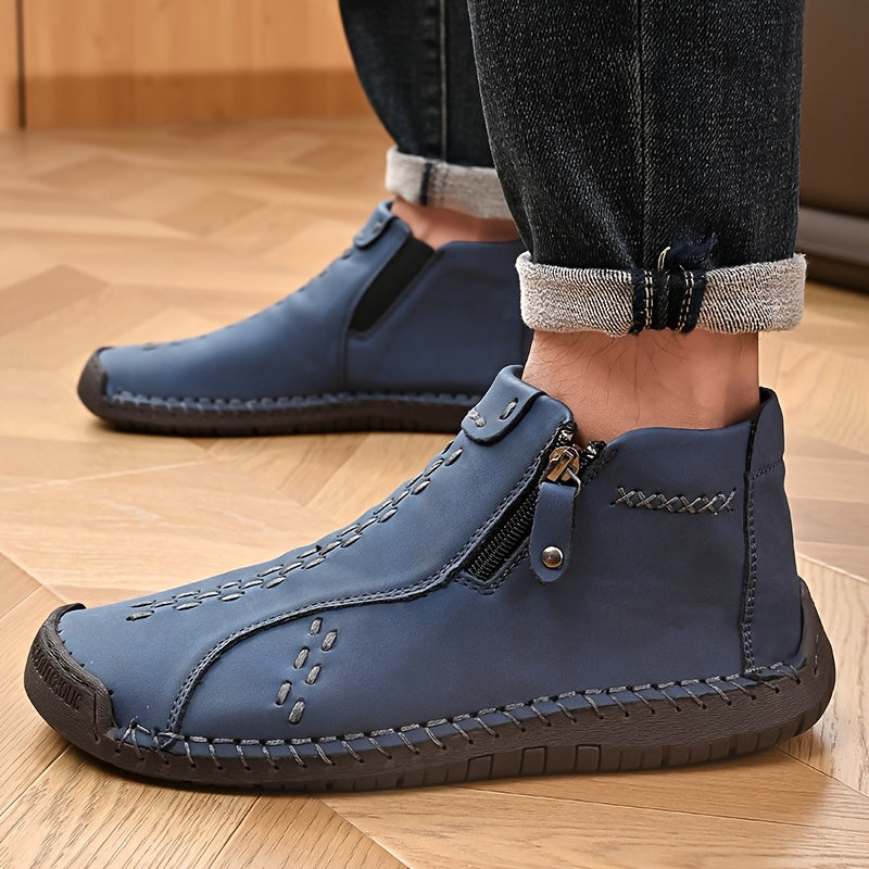 Men's Casual Fashion Ankle Booties for Commuting and Walking Shoes