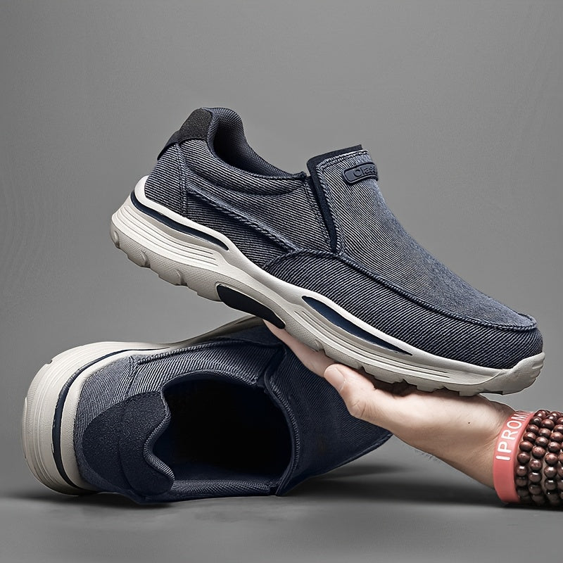 AOPLUS Mens Slip On Loafers Breathable Comfort Shoes