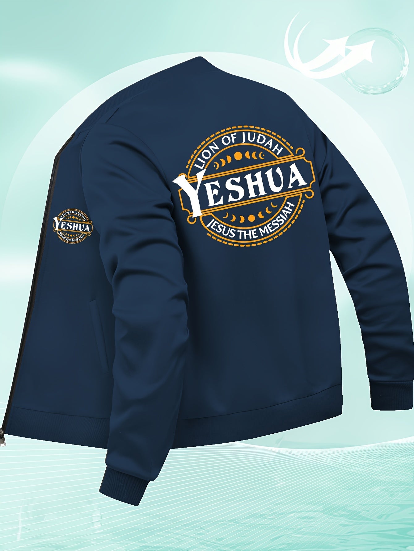 In His Divine Power Religious Bomber Jacket Judah Messiah