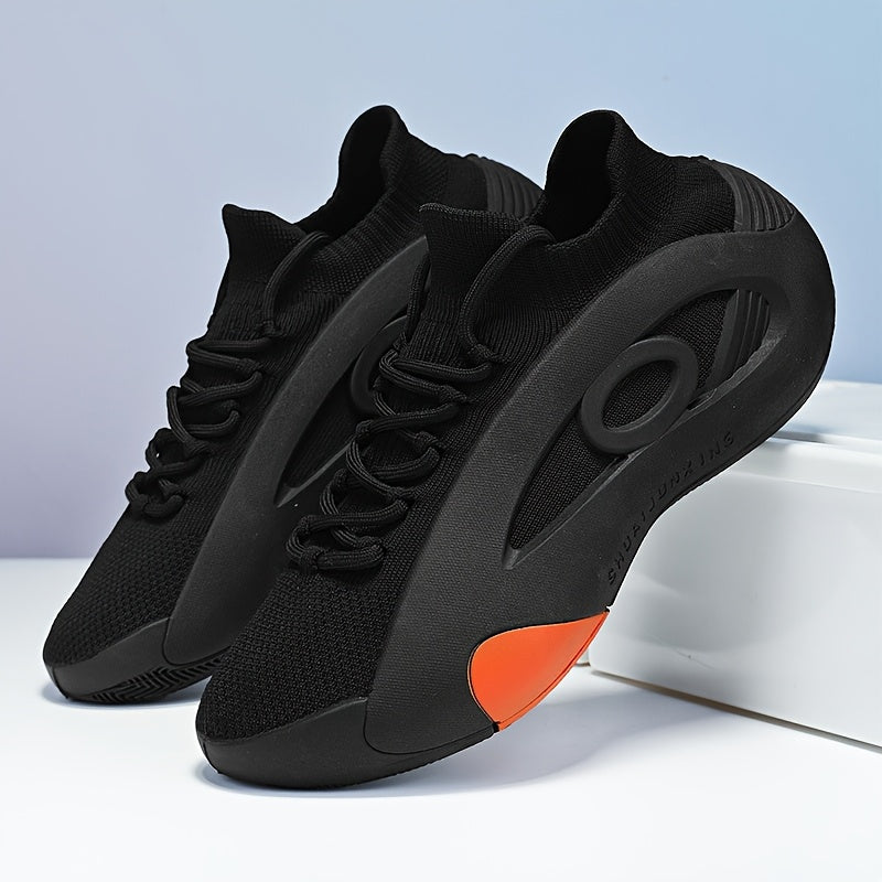 Divine Power Breathable Knit Slip On Sneakers For Men