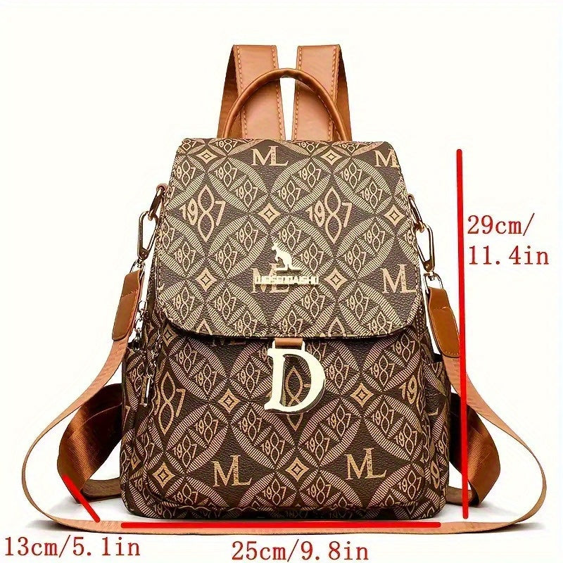 Stylish Large Capacity Backpack For Travel And School