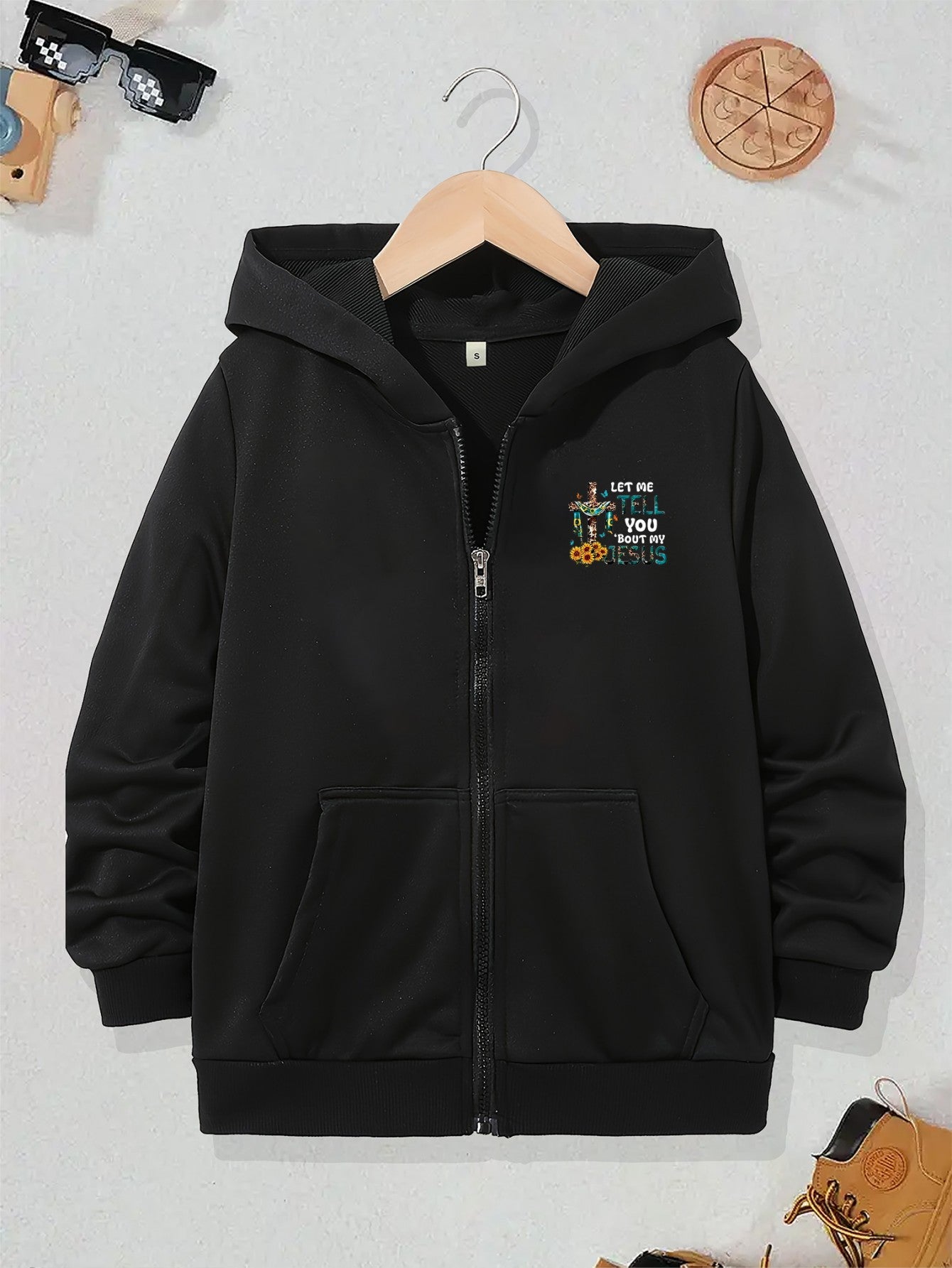 Women's Zip Up Hoodie Let Me Tell You About My Jesus