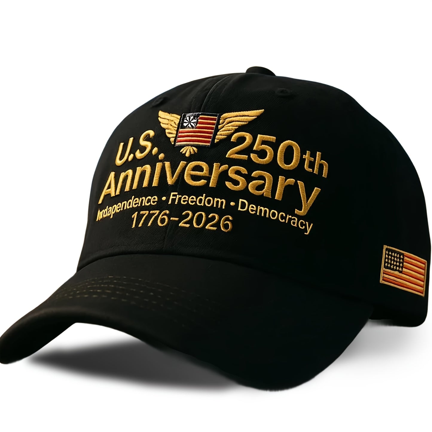 2pcs USA Patriotic Baseball Caps 250th Anniversary of Independence
