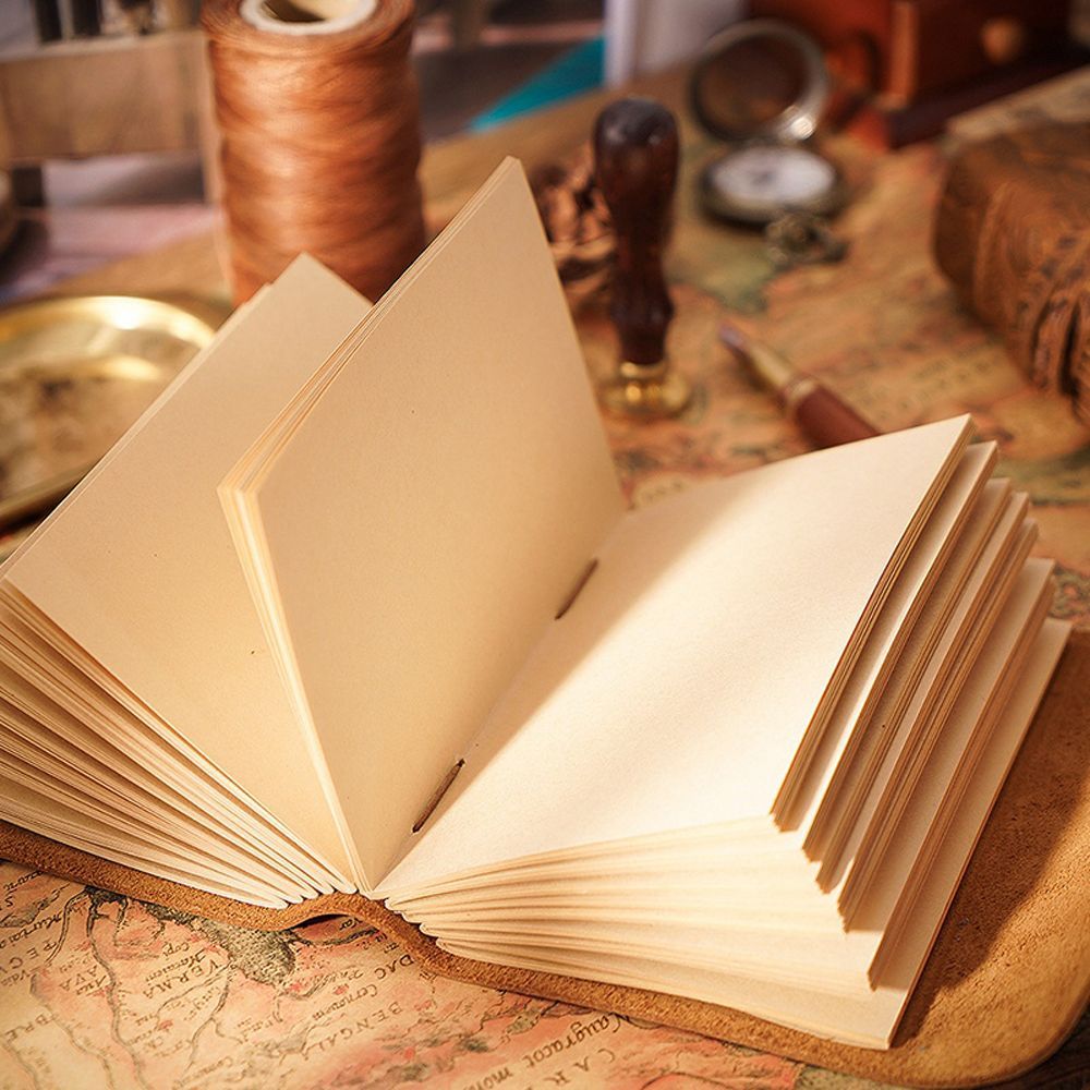 In His Divine Power Leather Journal Handcrafted 400 Pages