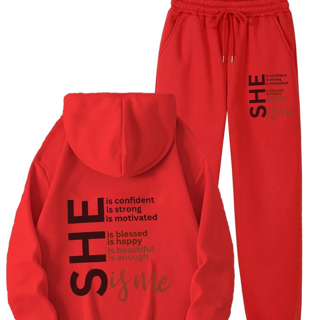 Fleece Lined Hoodie and Sweatpants Set