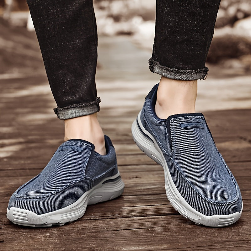AOPLUS Mens Slip On Loafers Breathable Comfort Shoes