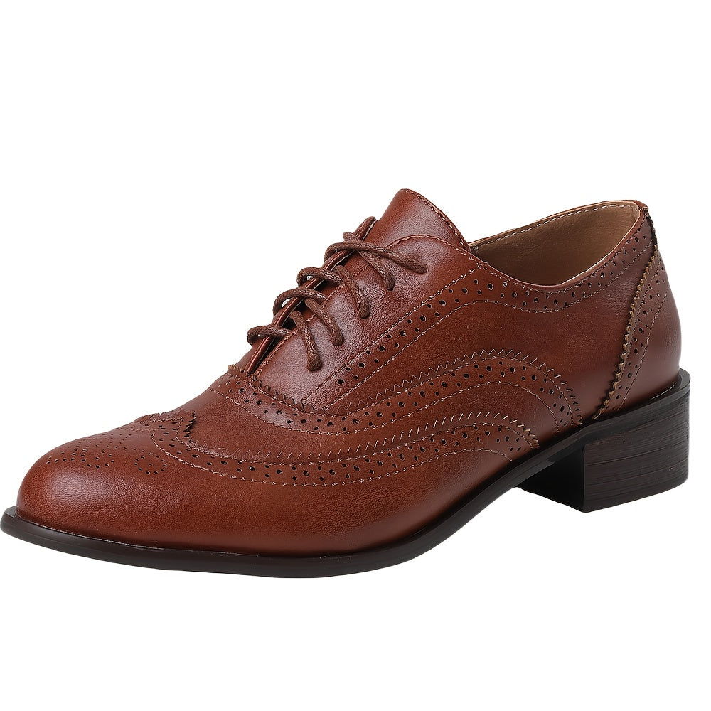 2025 New ERetro Women's Oxford Shoe Pointed Toe Vintage Style
