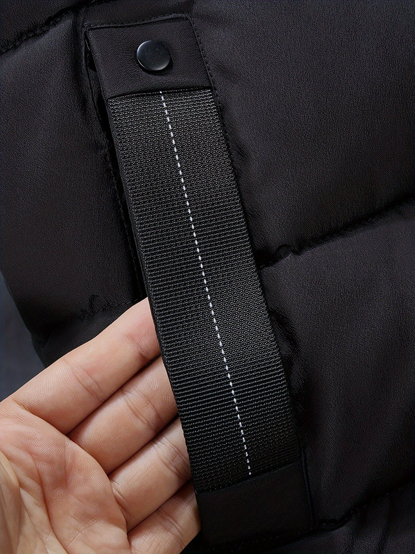 Men's Thick Insulated Hooded Vest by In His Divine Power