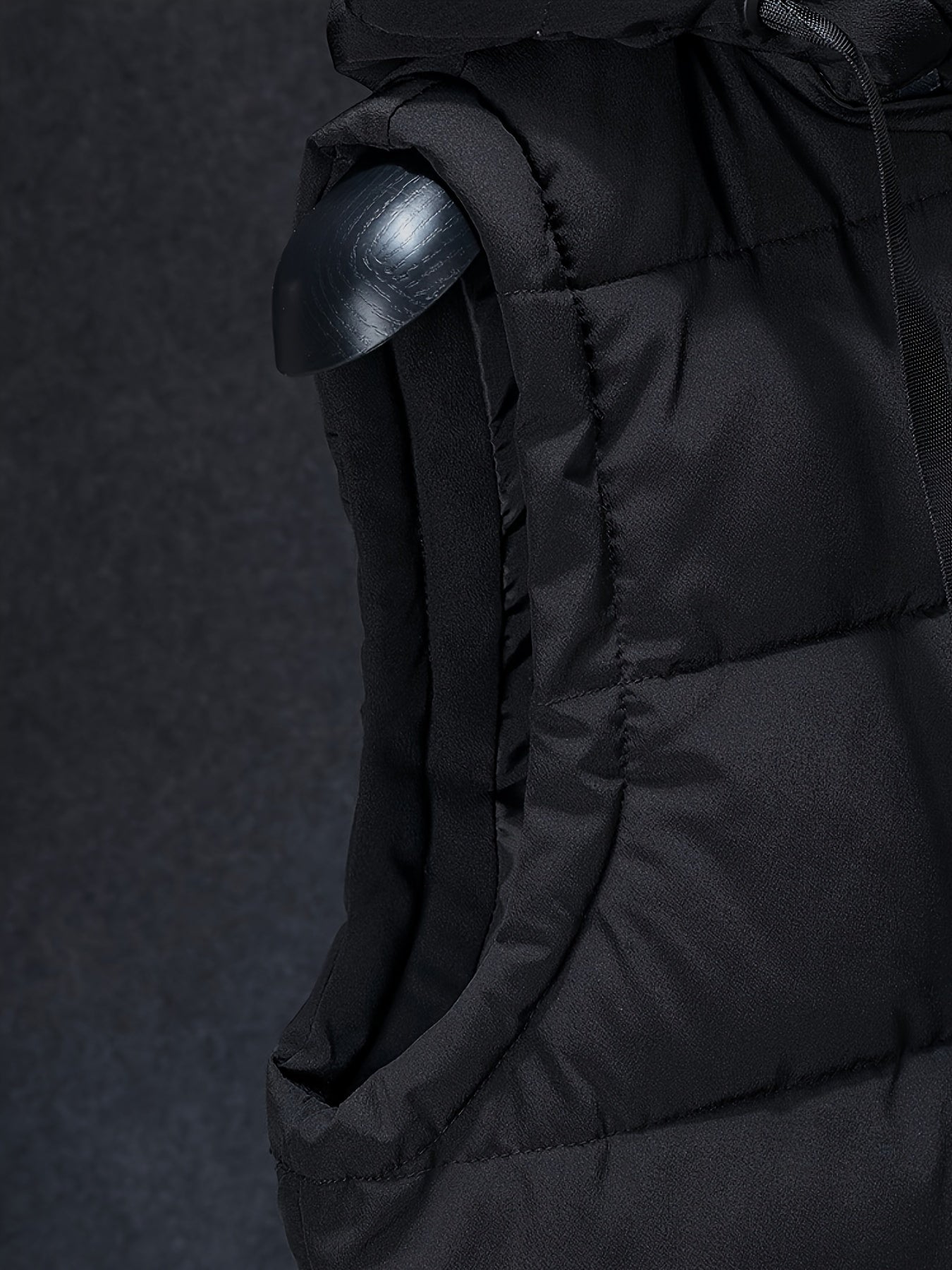 Men's Thick Insulated Hooded Vest by In His Divine Power