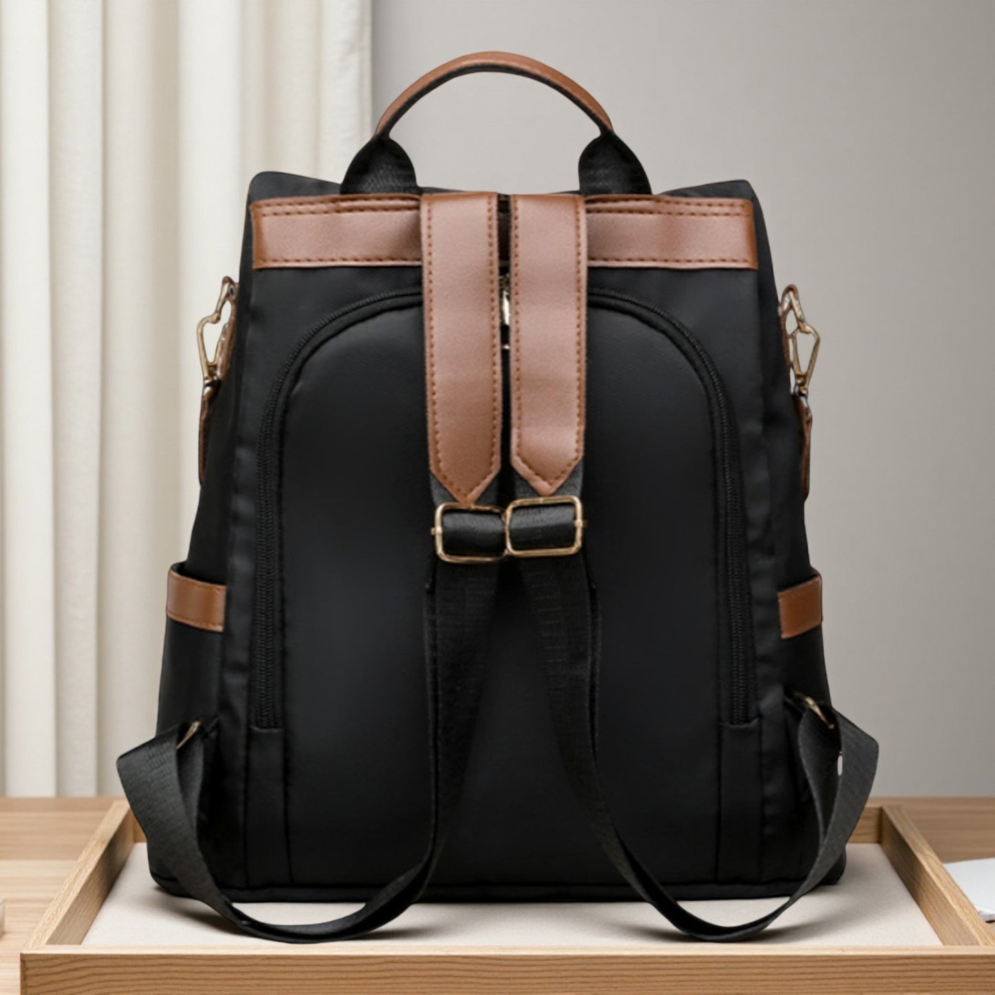IHDP Lightweight Jesus Print Backpack For Daily Commute