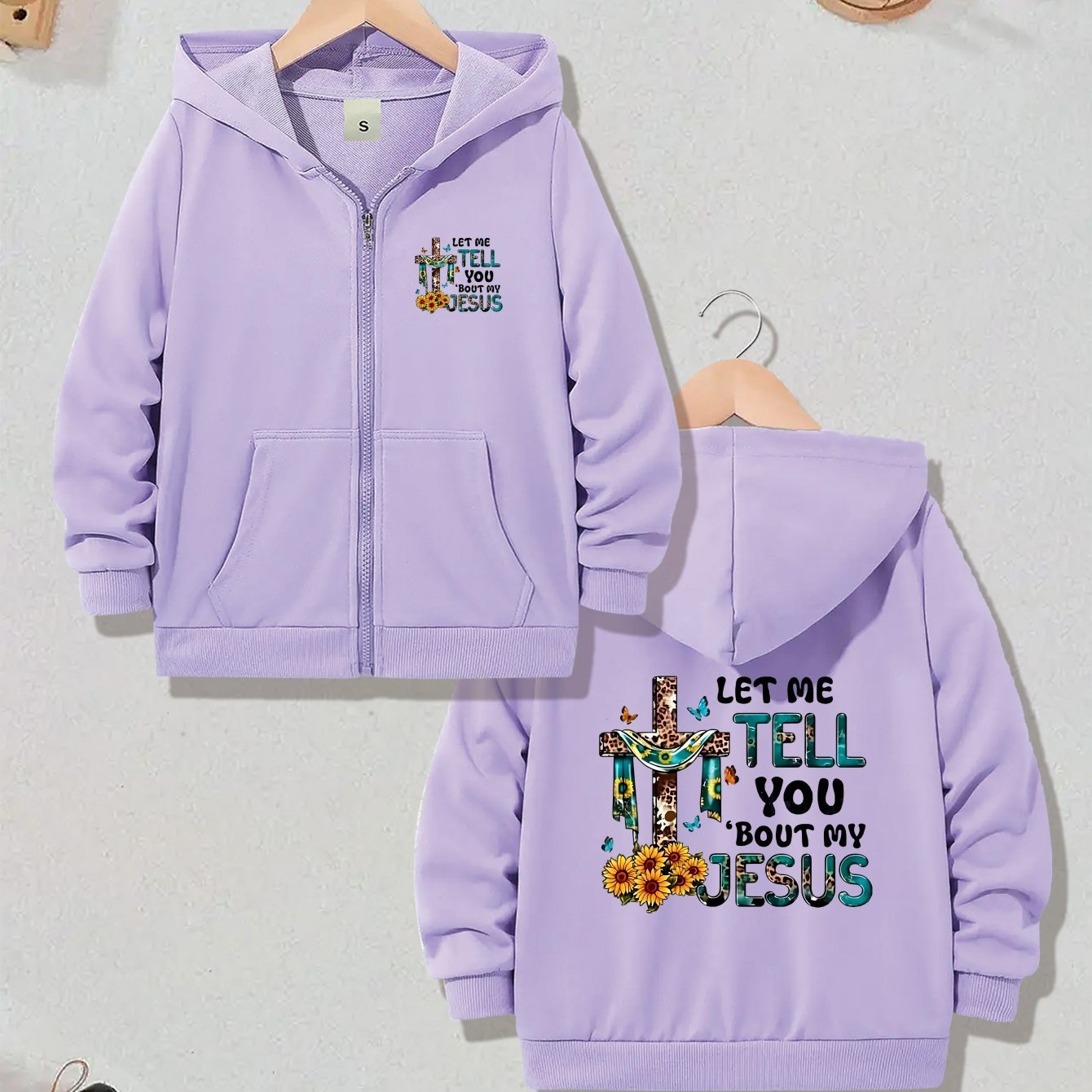 Women's Zip Up Hoodie Let Me Tell You About My Jesus