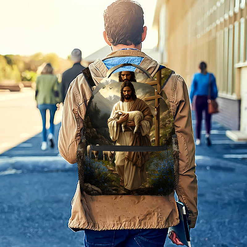 Resurrection Jesus And The Lamb Lightweight Travel Backpack