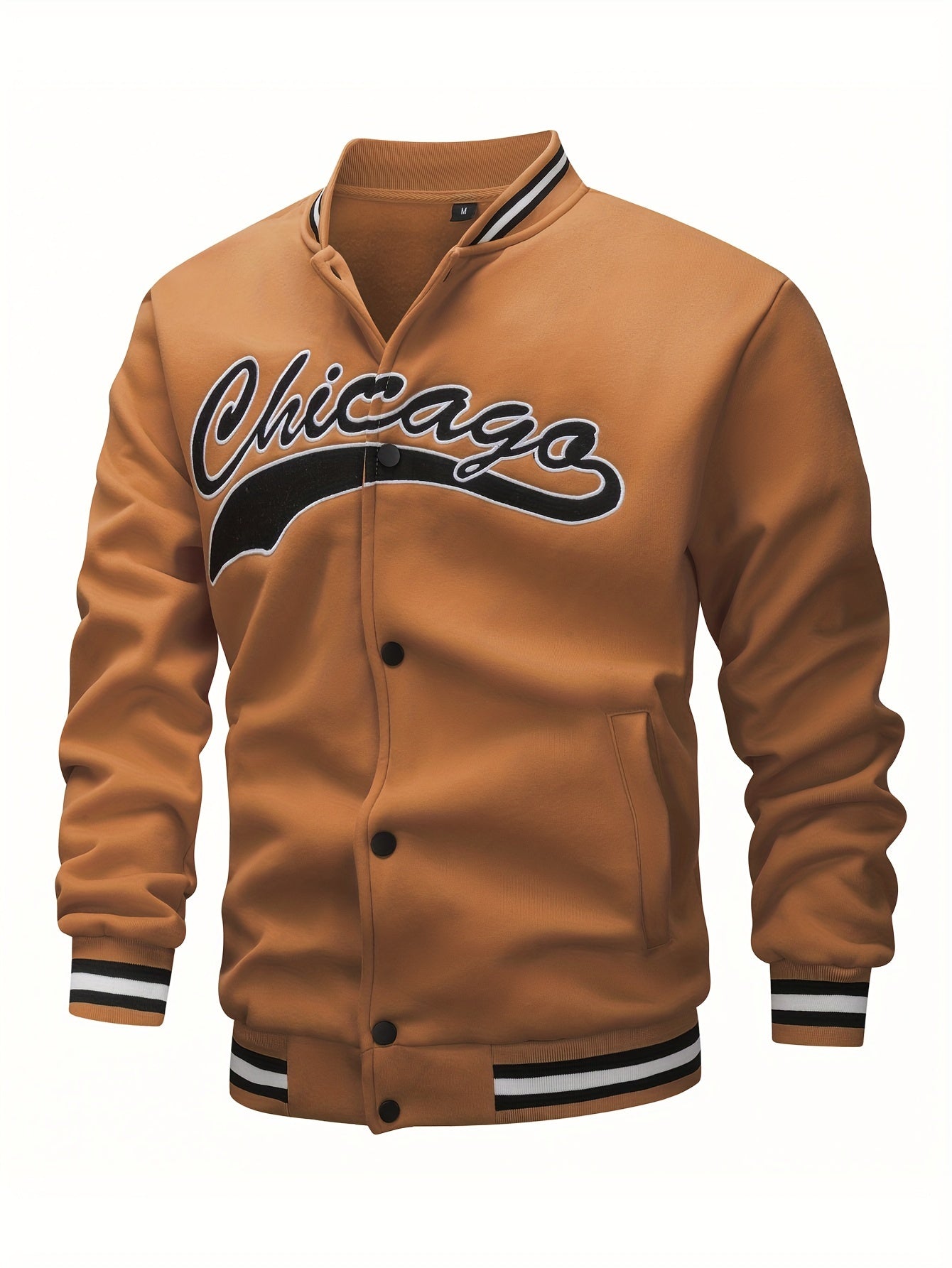 Chicago Style Baseball Jacket Men