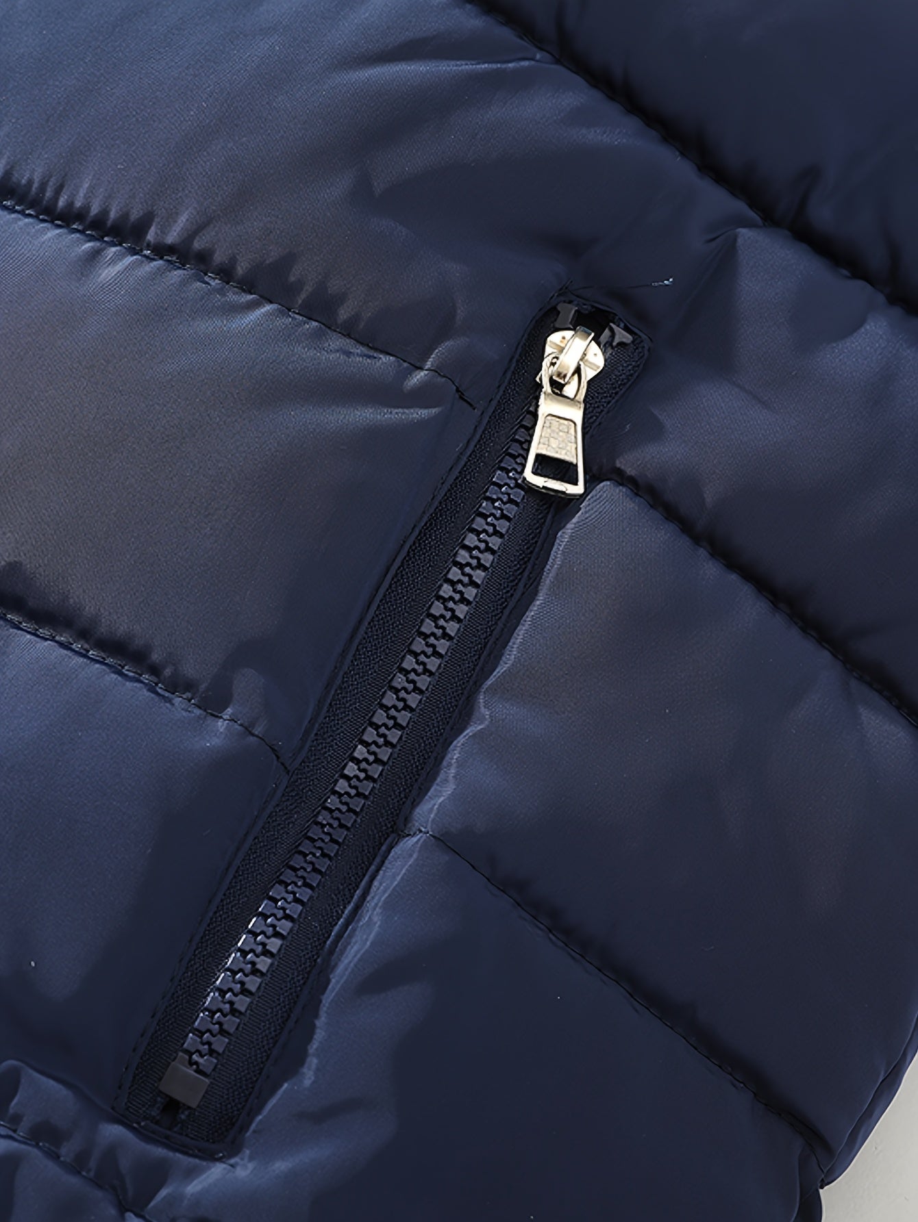 Stylish Men's Hooded Vest Solid Color Warm Thick Casual for Autumn and Winter