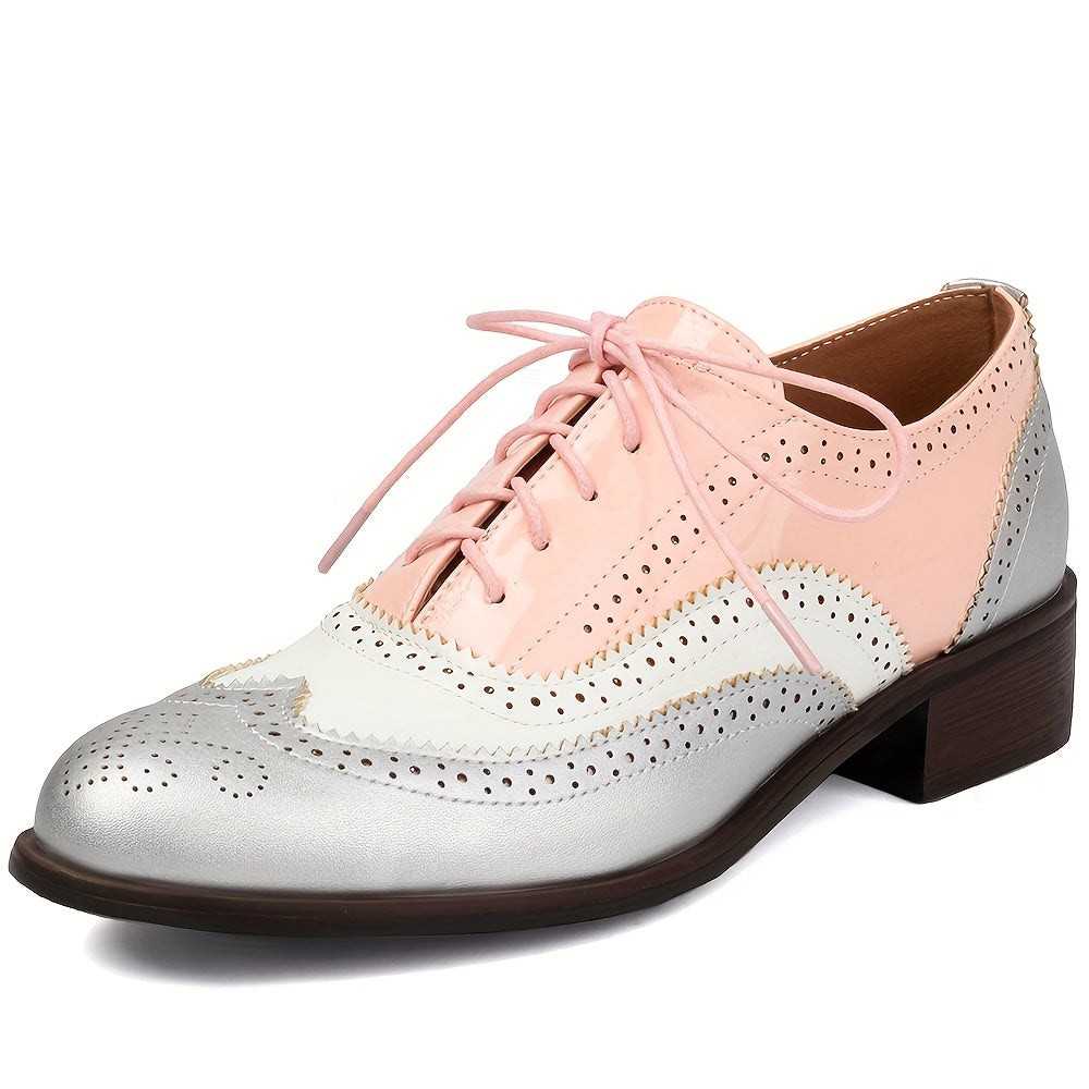 Women's Lace Up Oxford Dress Shoes Wingtip