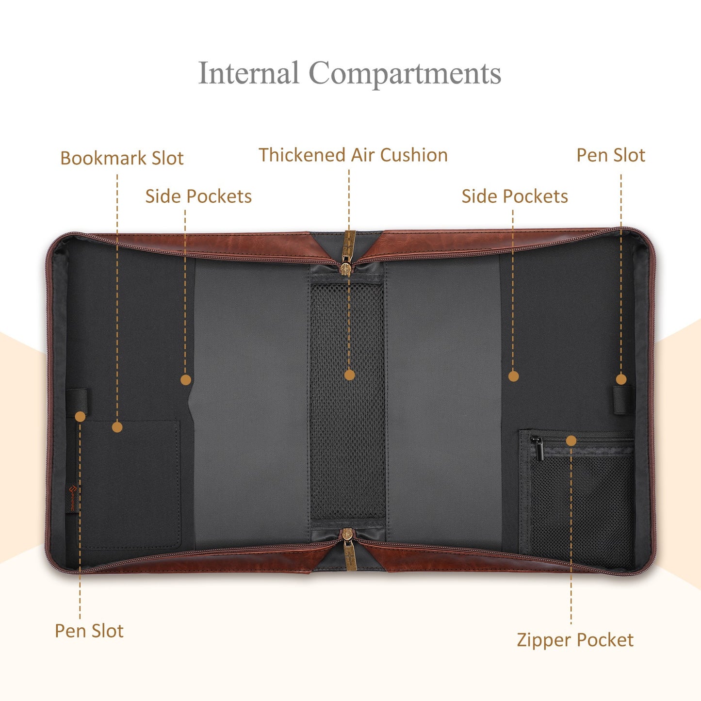 FINPAC Classic Bible Cover Large PU Leather Church Bag Durable and Stylish Design