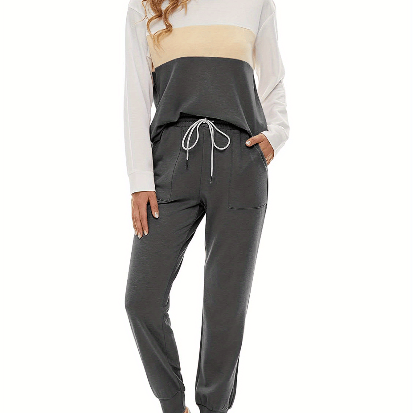 Fb Fengbay Womens Pullover Sweatshirt And Pants Lounge Set