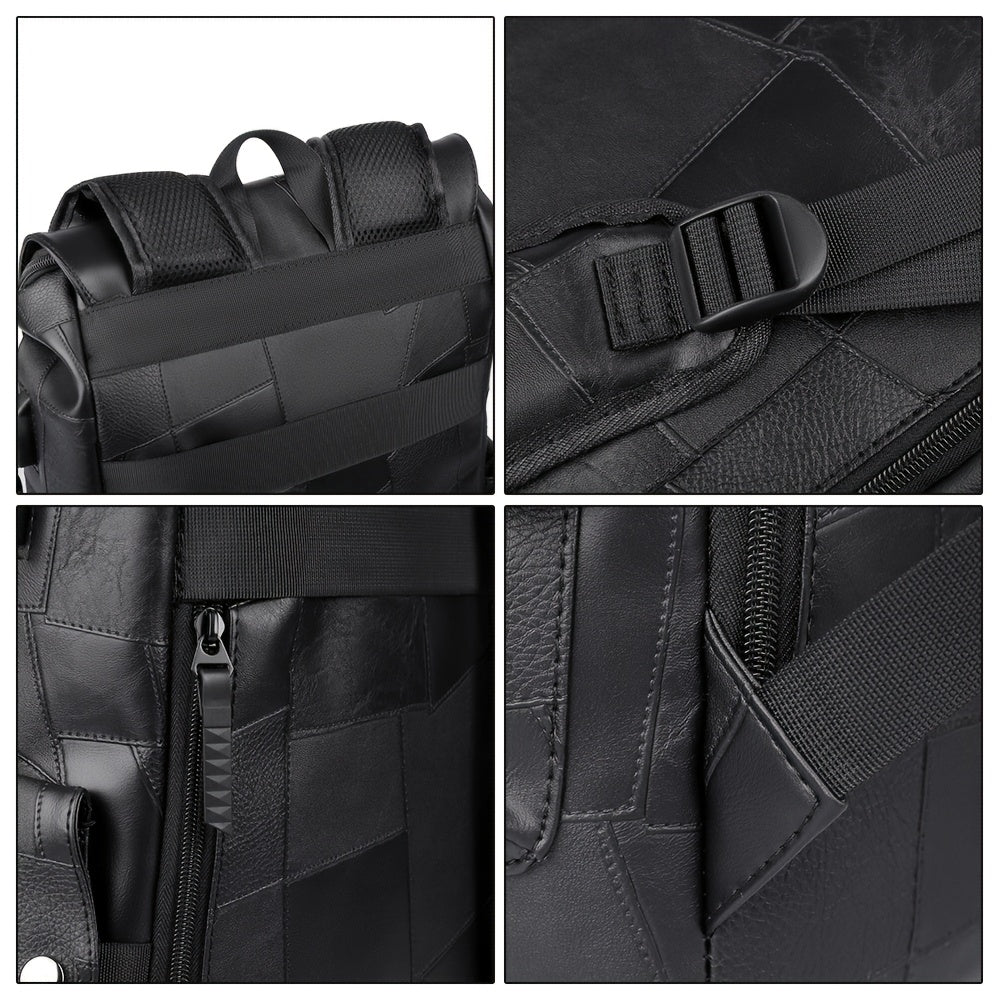 Geometric Minimalist Mens Backpack Lightweight Adjustable