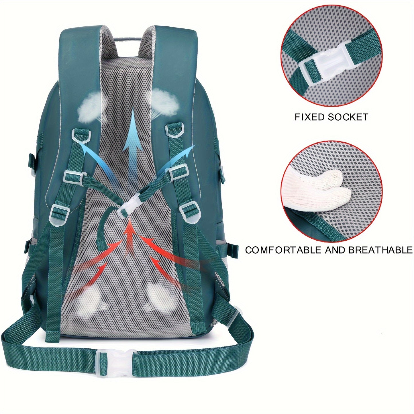 Dur Travel Backpack with Laptop Compartment and USB Port