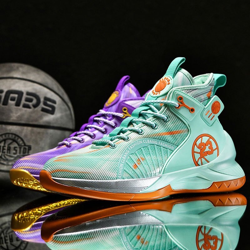 Lightweight Anti Slip Women's High Top Basketball Shoes