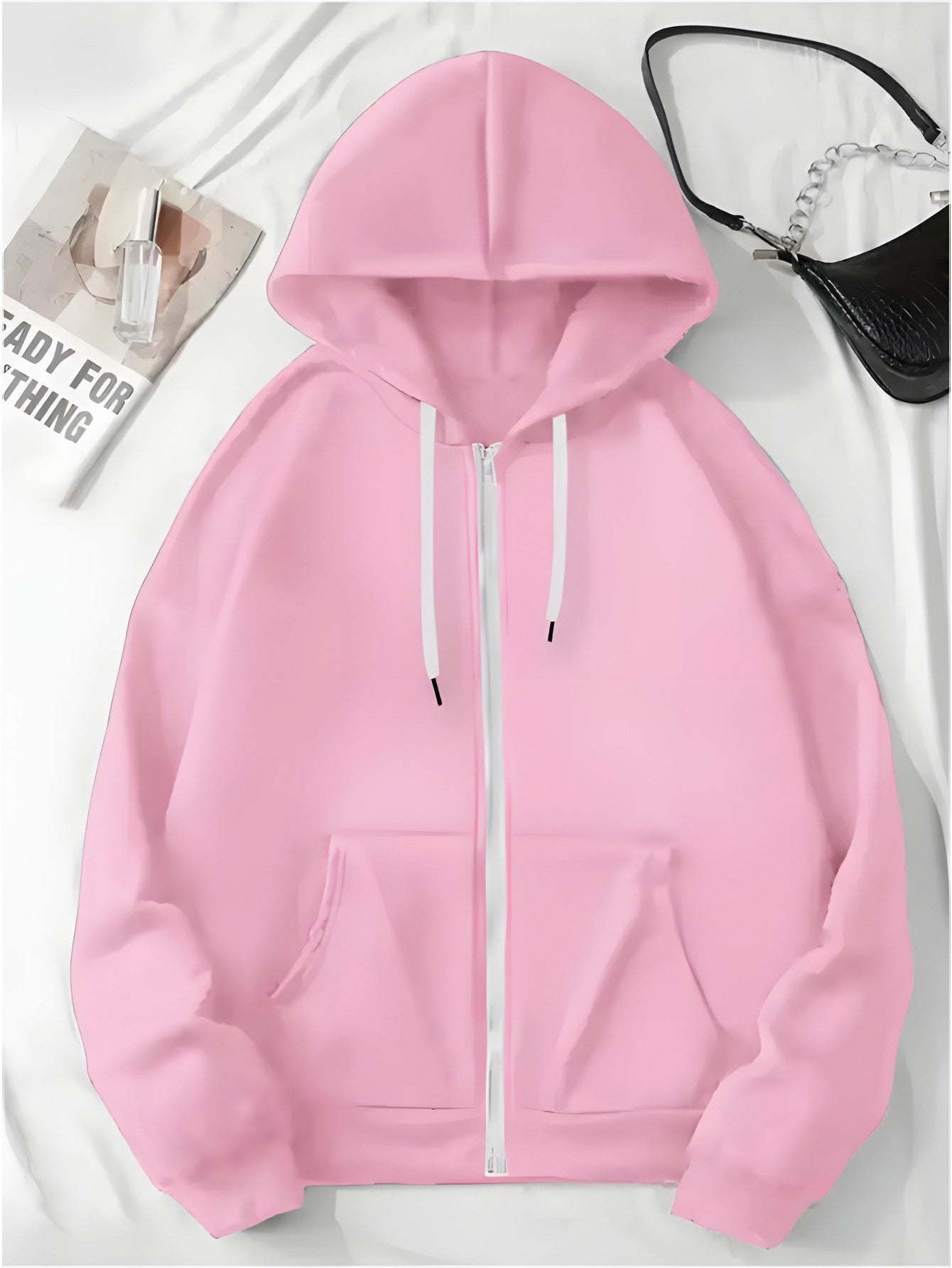 St Patricks Day Hooded Jacket Just A Who Loves Jesus Print