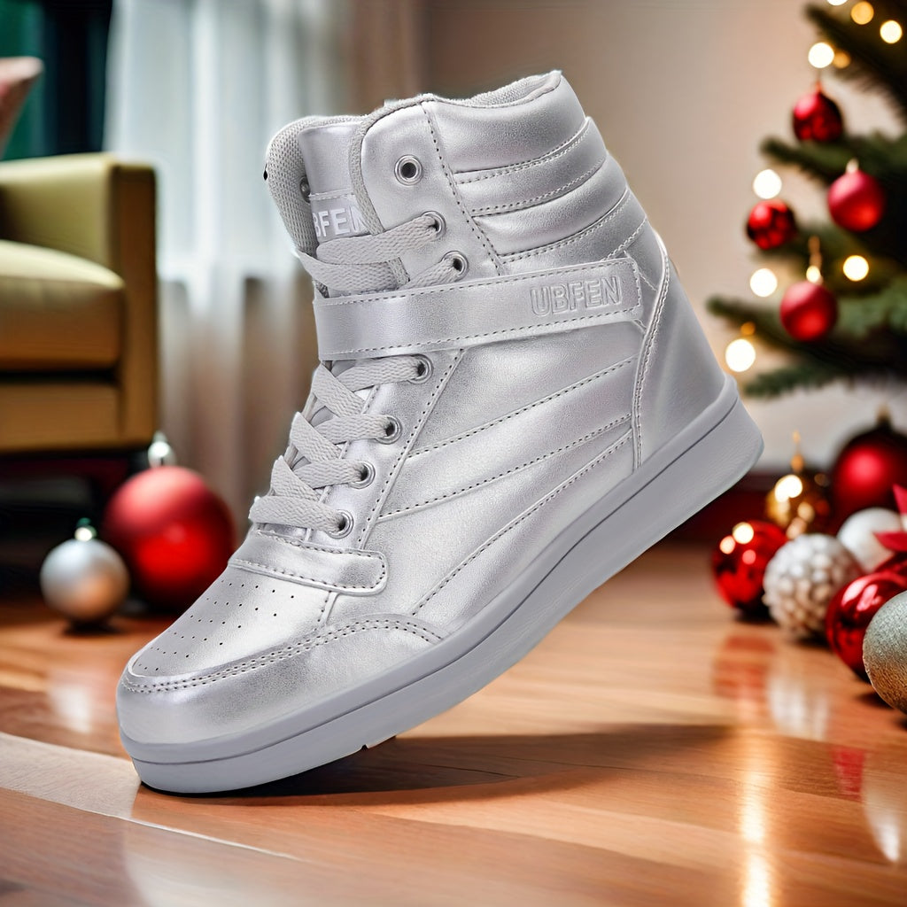 Vibrant Color Women's Retro 80s High Top Sneakers