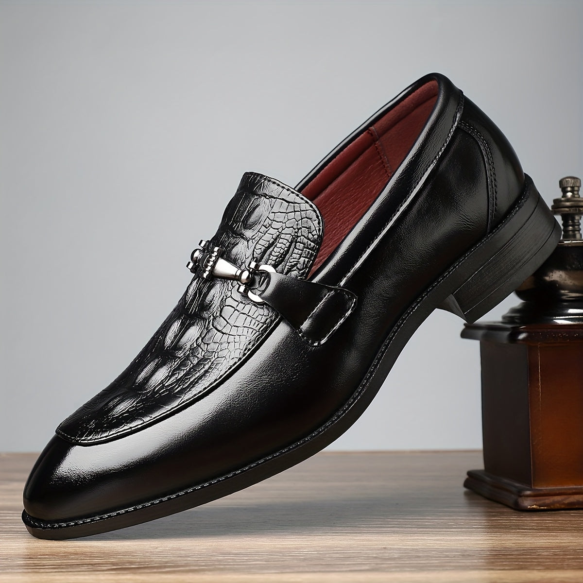 Men's Slip-on Loafers Minimalist Business Casual Shoes