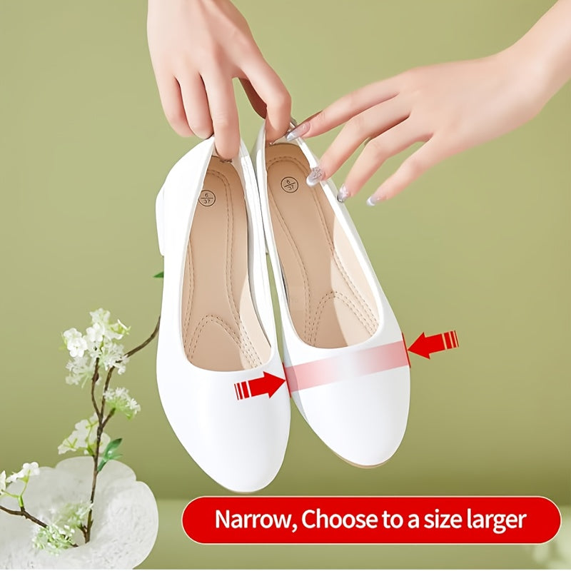 Comfortable Women's Elegant Slip On Pumps Round Toe Design