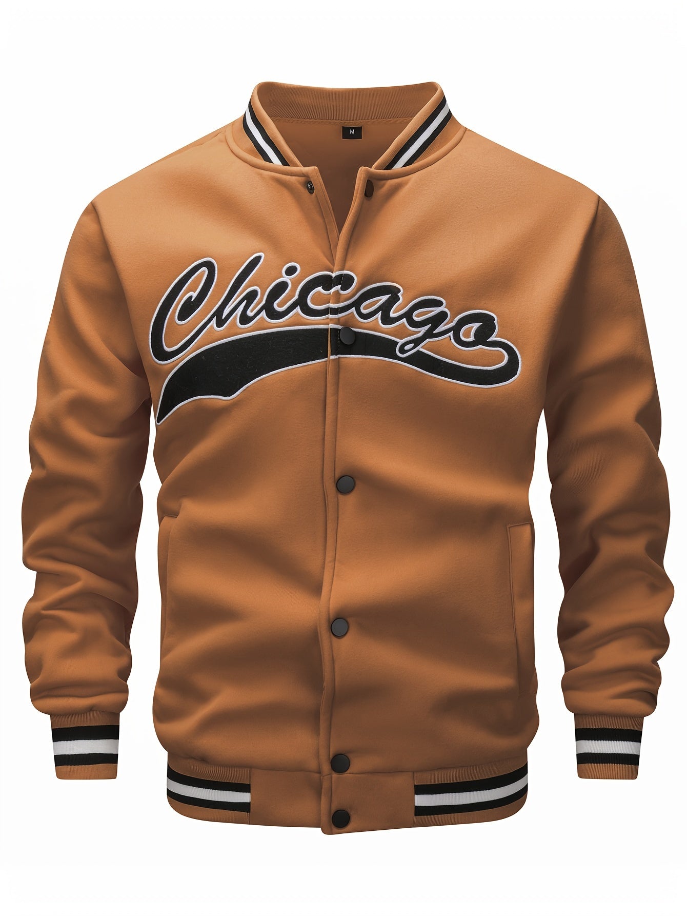 Chicago Style Baseball Jacket Men