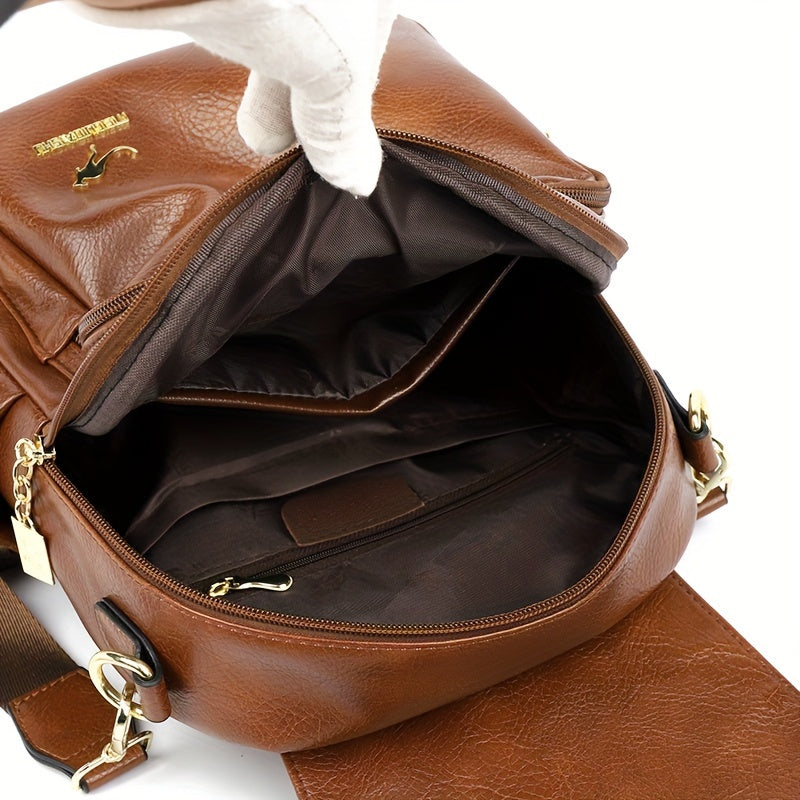 In His Divine Power Vintage Anti Theft Backpack Purse