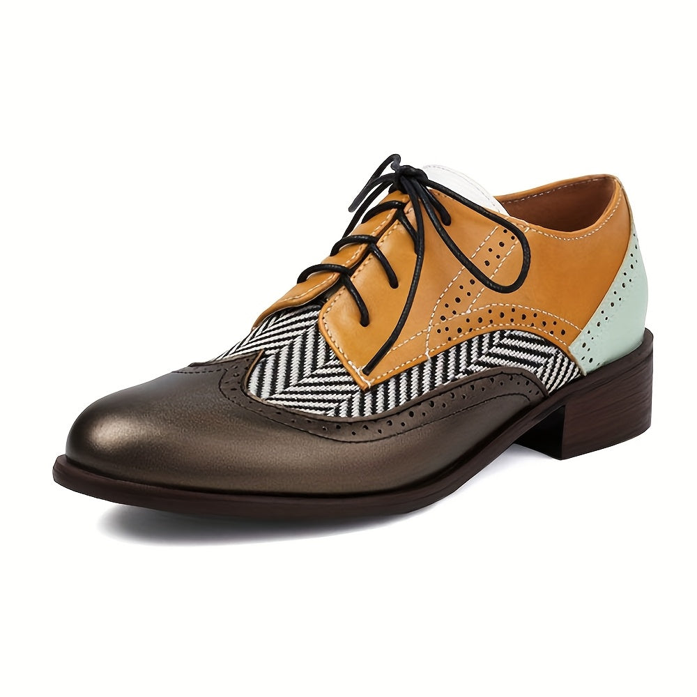 Women's Lace Up Oxford Dress Shoes Wingtip
