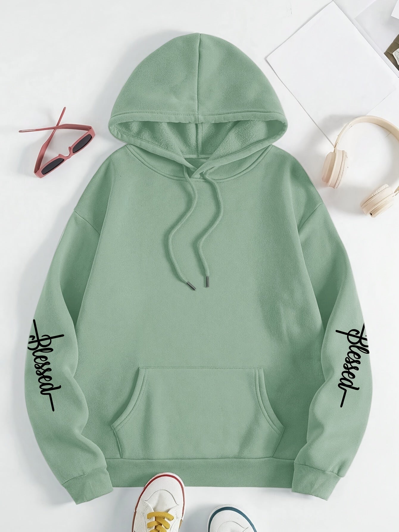 GOD Slogan Hoodie Pullover Hooded Sweatshirt Casual IHDP