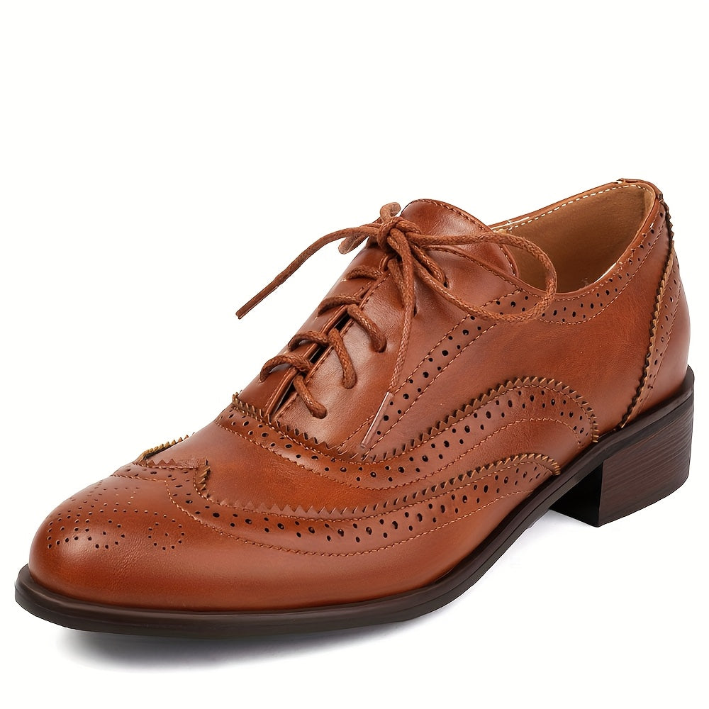 Women's Lace Up Oxford Dress Shoes Wingtip