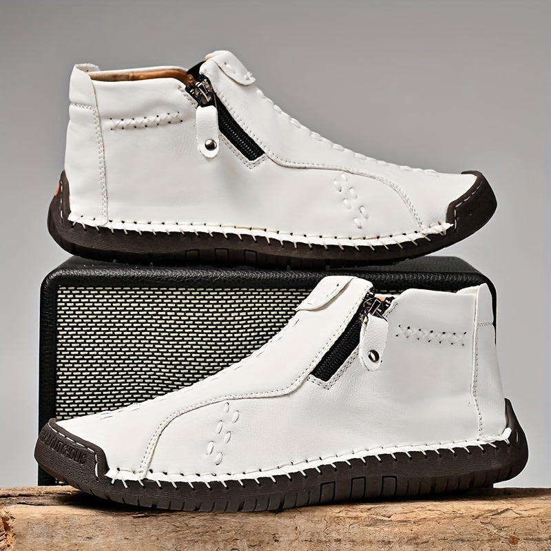 Men's Casual Fashion Ankle Booties for Commuting and Walking Shoes