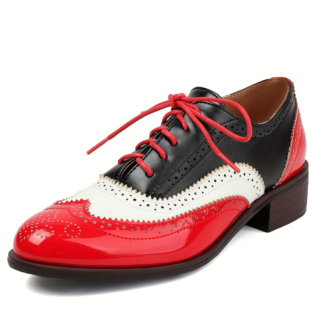 Women's Lace Up Oxford Dress Shoes Wingtip