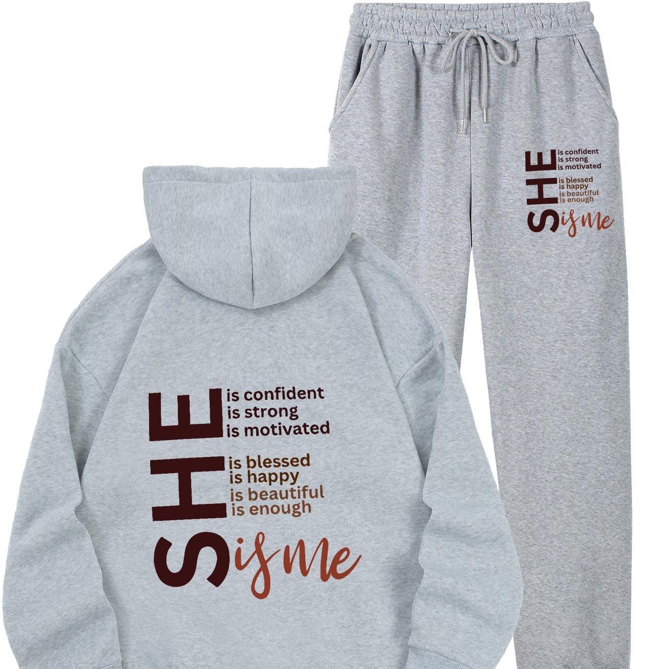 Fleece Lined Hoodie and Sweatpants Set