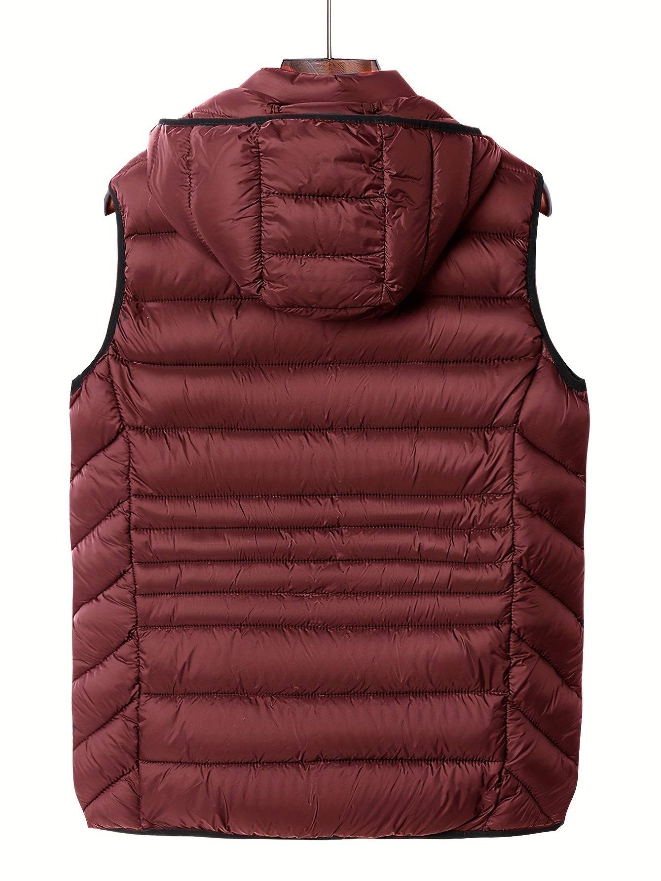 Trendy Comfy Hooded Sleeveless Vest For Men Outdoor Warm