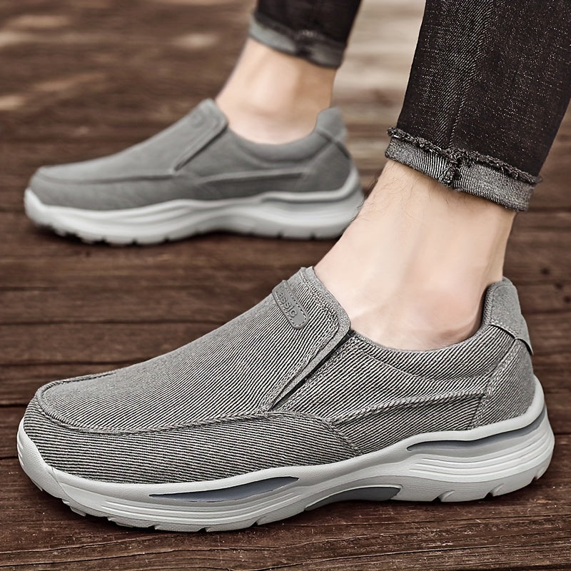 Casual Canvas Slip On Loafers For Walking And Hiking
