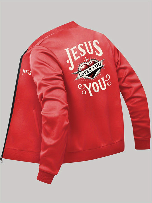 Mens Zip Up Baseball Collar Jacket Regular Fit Outerwear