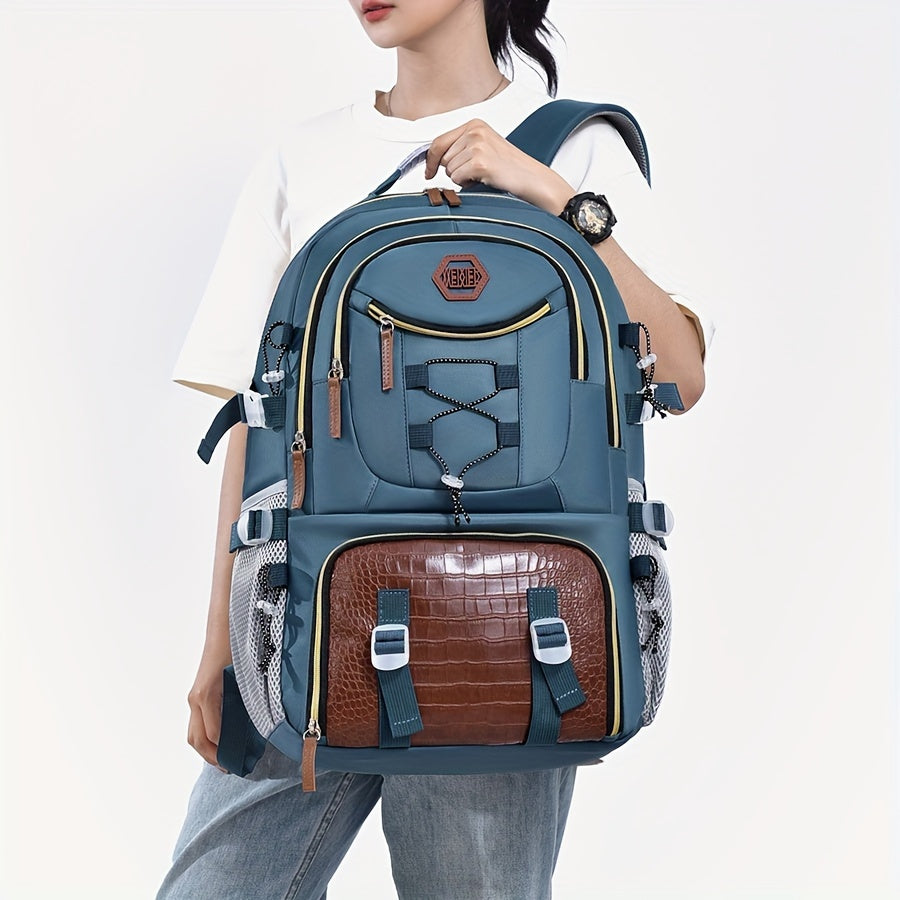 [Multi-pocket Backpack] Multi-pocket Large Capacity Unisex Shoulder Bag Computer Backpack | Travel Business Casual Backpack with Underwear Bag Set, Commuting Bag Weekend Overnight Bag, Holiday Birthday Gift