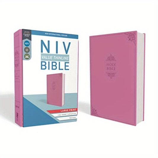 NIV Value Thinline Bible Large Print Compact Carry Study