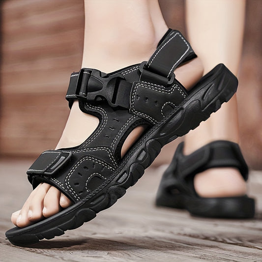 Buckle Strap Hiking Sandals With Non Slip Sole For Outdoors